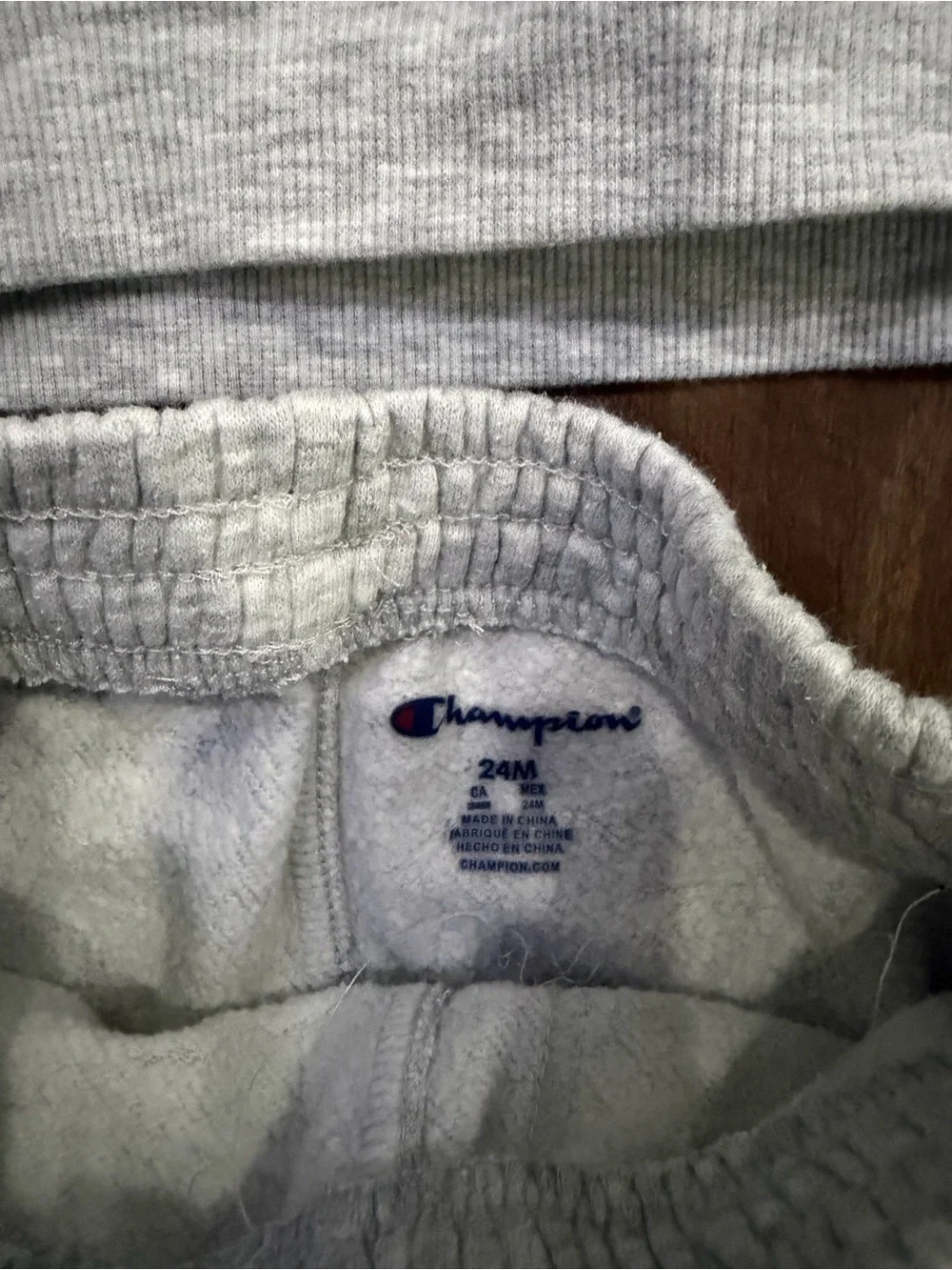 Champion Kids Light Heather Gray Hoodie & Jogger Set